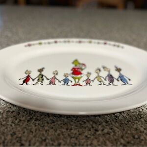 Bioworld Grinch Glass Platter 14”